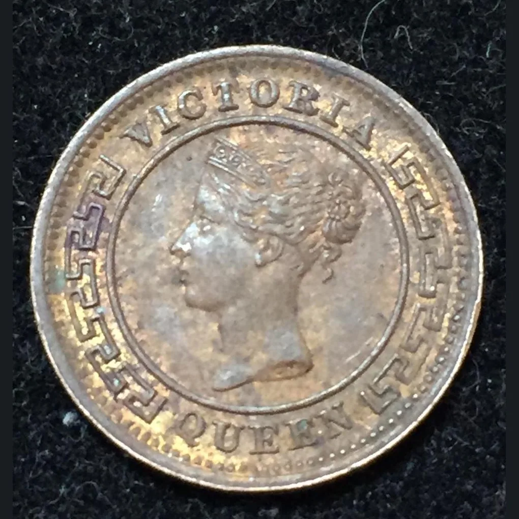 Sri Lanka › Ceylon (1890) ¼ Cent - Victoria Almost UNC Rare Coin Lowest price #Z-360