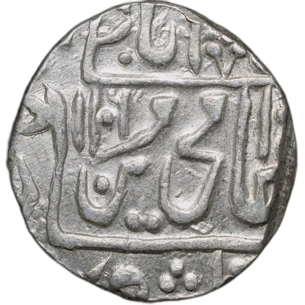Silver Rupee of Daulat Rao(AD 1794-1827) of Gwalior State of Sipri Mint KM 205 Rare