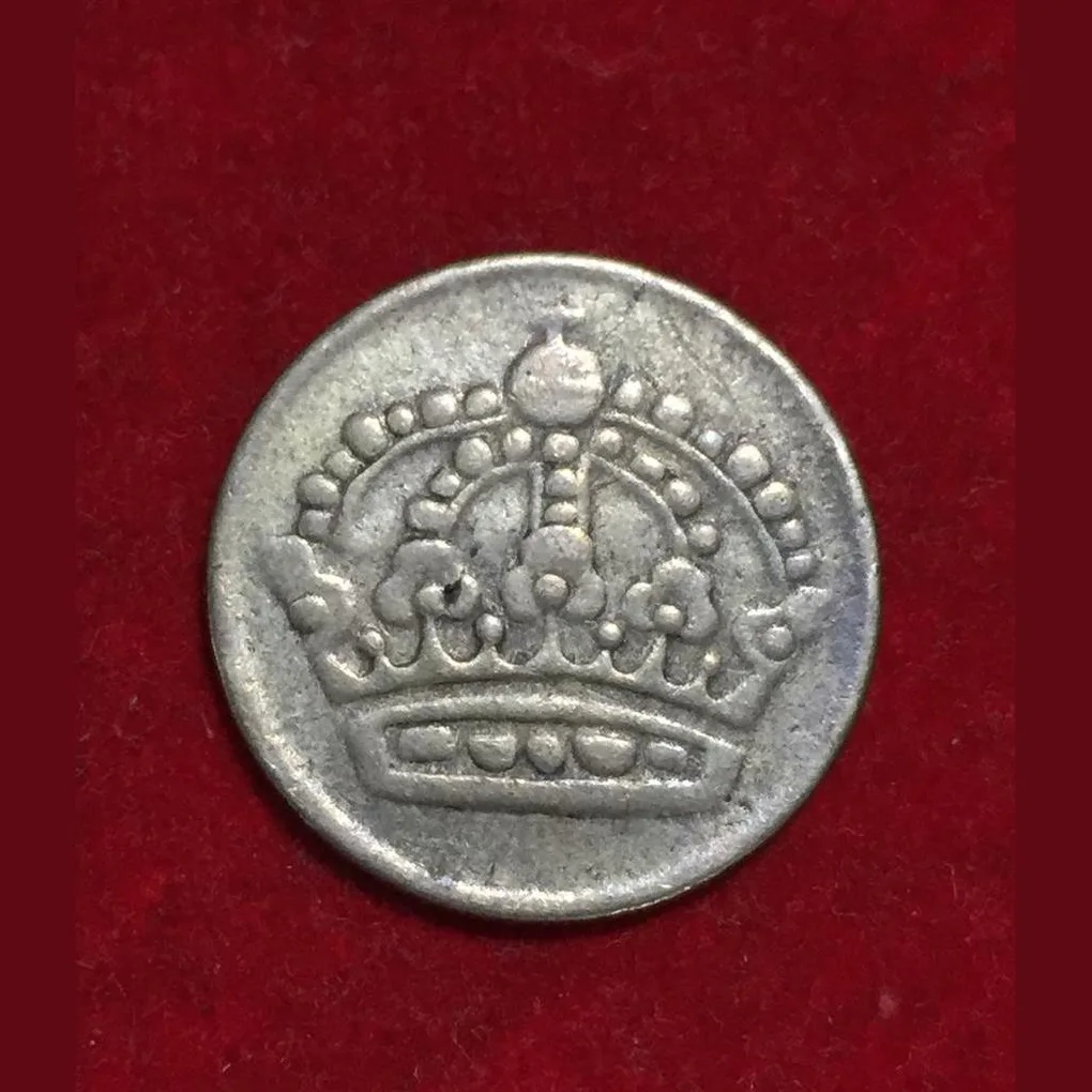 Sweden 50 Öre - Gustaf VI Adolf Silver Coin #Z-310