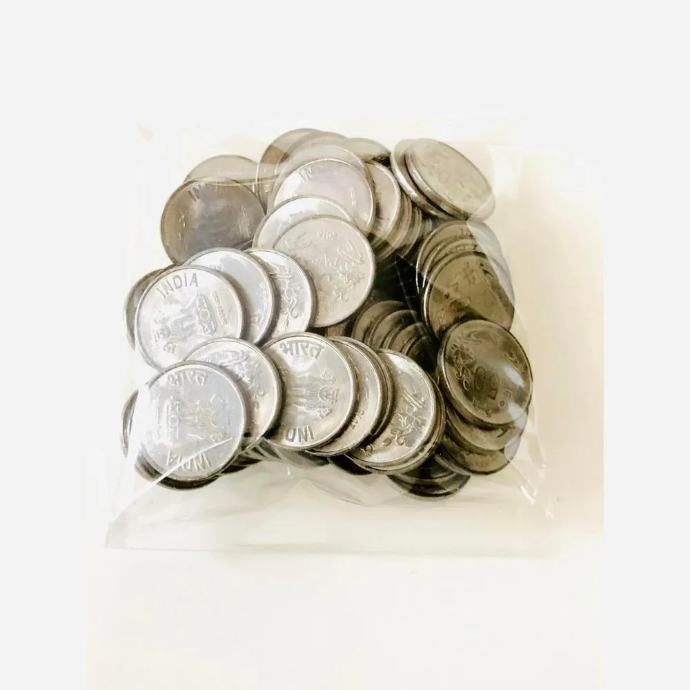 50 Paise RBI 100 Coin Seal Lotus Variety Kolkata Mint Issue Rare Very Limited Issue Top Luster 2015