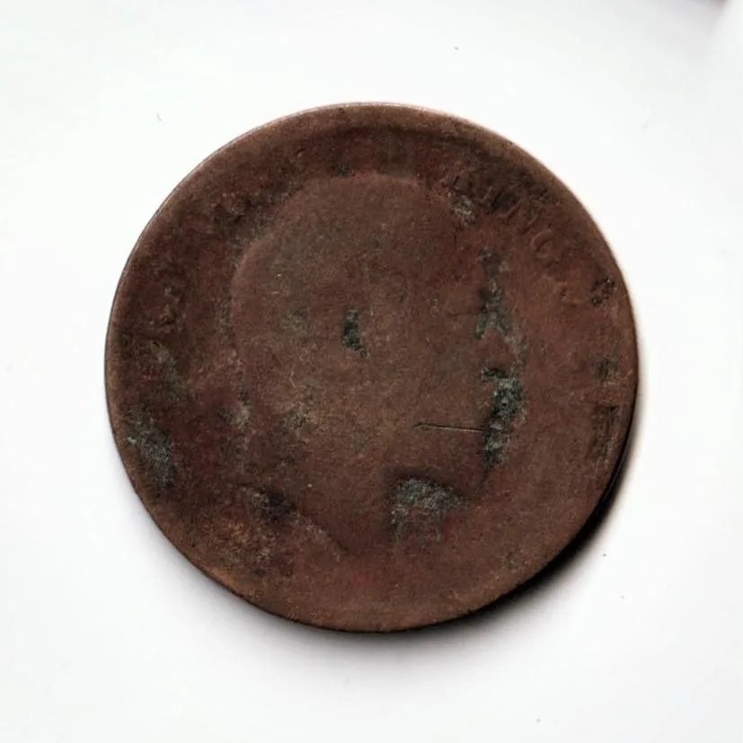 One Quarter Anna 1906 Copper Coin Of Edward VII British India Coinage