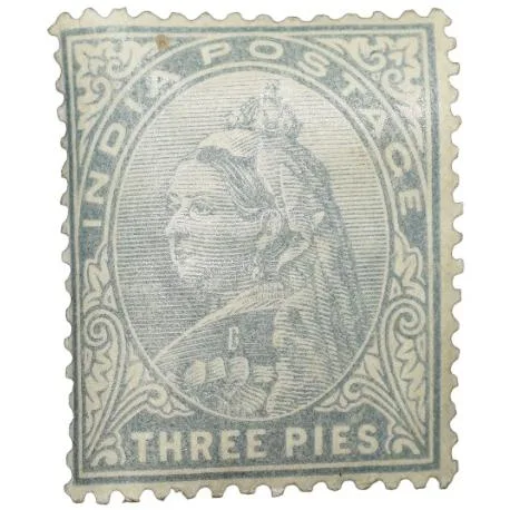 Postal Stamp of Victoria 3 Pies Grey Colour - Mint Un-Used Condition as per Image.