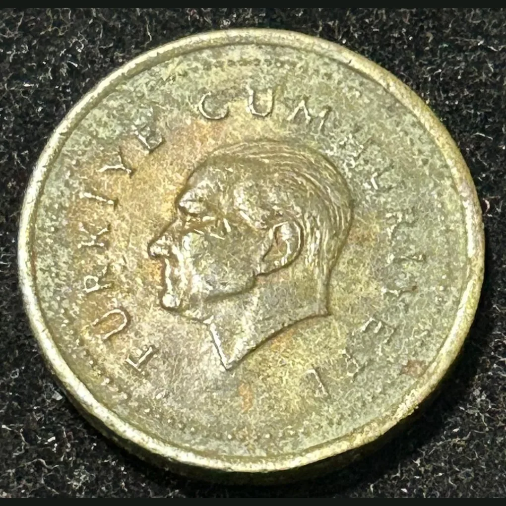 Turkey 5000 Lira 1997 Rare Lowest Price Coin #Z61