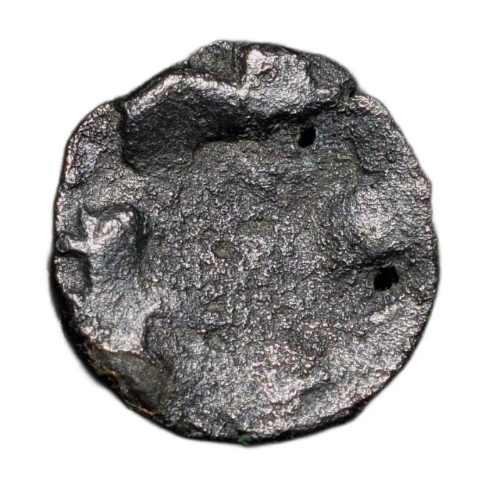 Copper-Alloy Coin of Bhimavarman(3rd Cen. AD) of Magh Dynasty of Kausambhi Bull/Inscription Rare