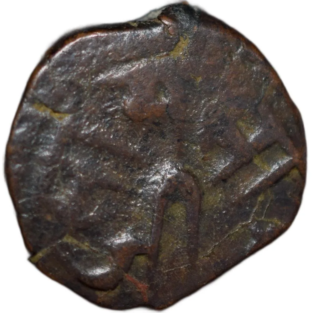 Copper Paisa of Jayaji Rao (AD 1843-1886) of Gwalior State Mandsore Mint KM183 Scarce