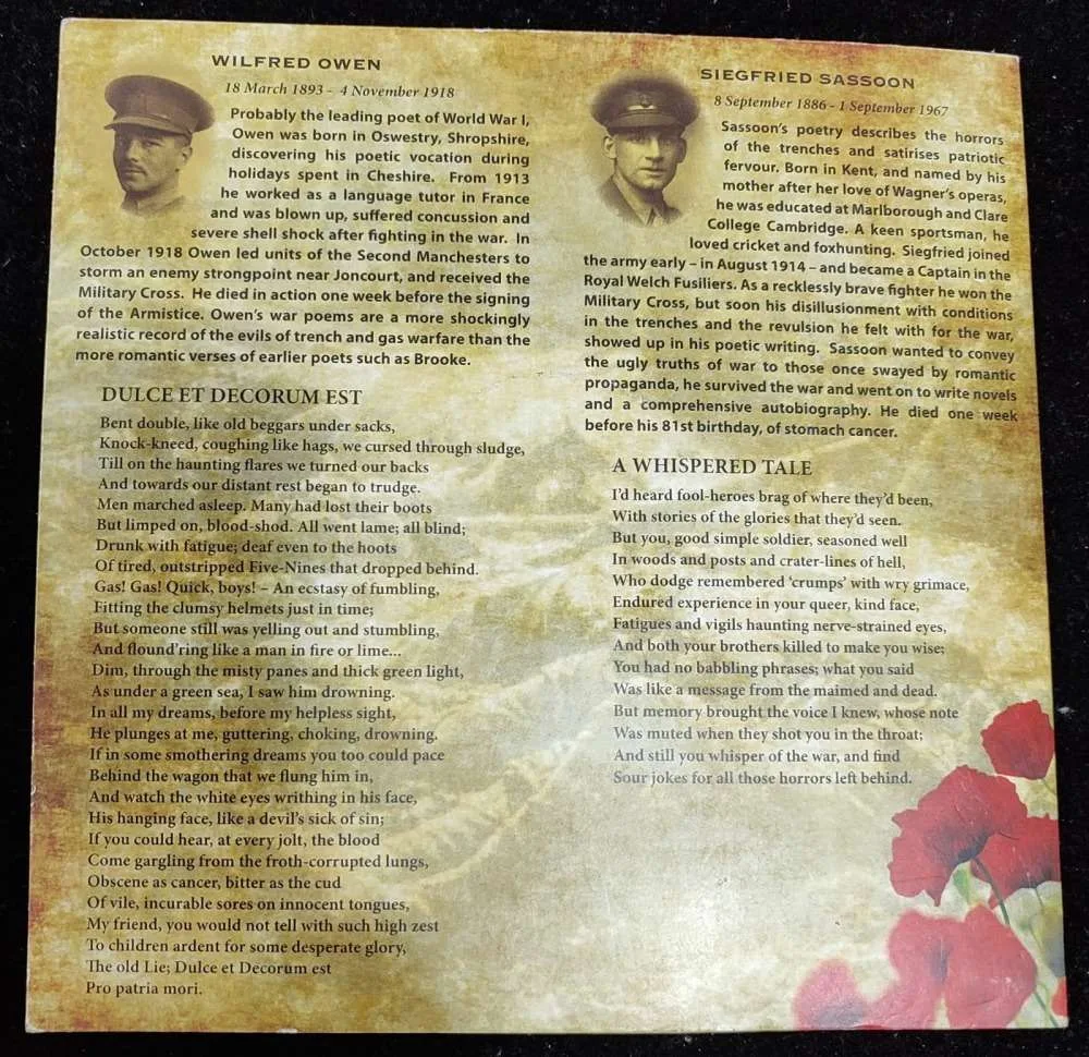 First world War 1914-2014 England mint ishu set