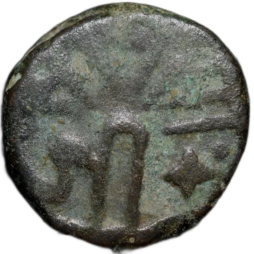 Copper Paisa of Jayaji Rao(AD1843-86) of Gwalior State KM 180 Mandsore Mint