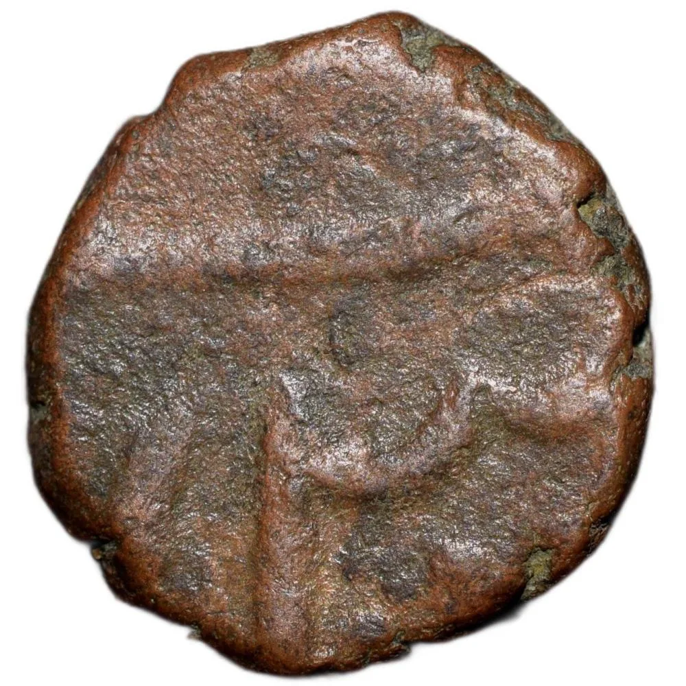 Copper Paisa of Mewar State(AD 1760-1806) of Chitor Mint KM C1.2 Scarce