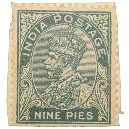 Postal Stamp of George VGreen Colour 9 Pies Mint Un-Used Condition as per Image.