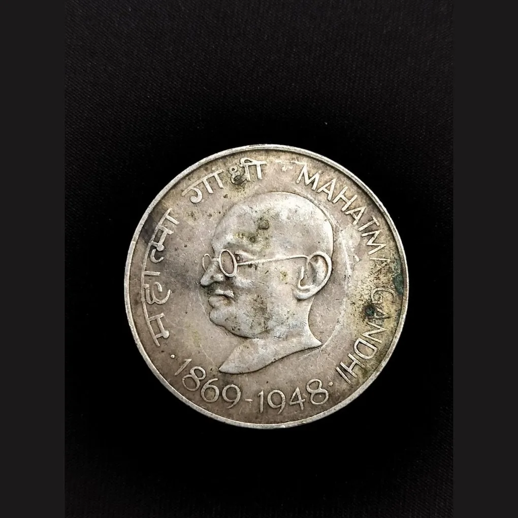 10 Rupee Coin Mahatma Gandhi 1869-1948