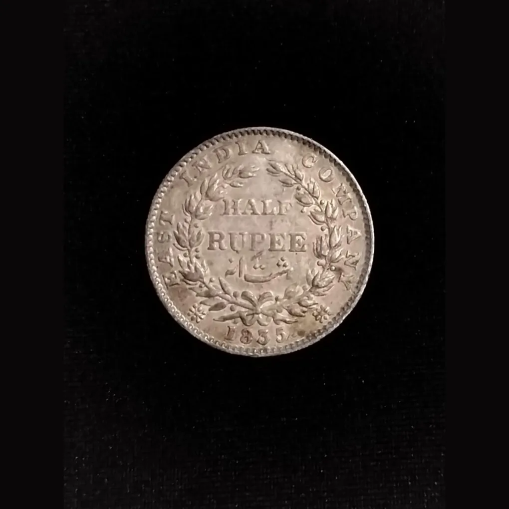 Half Rupee 1835 William IIII King Very Good Condition