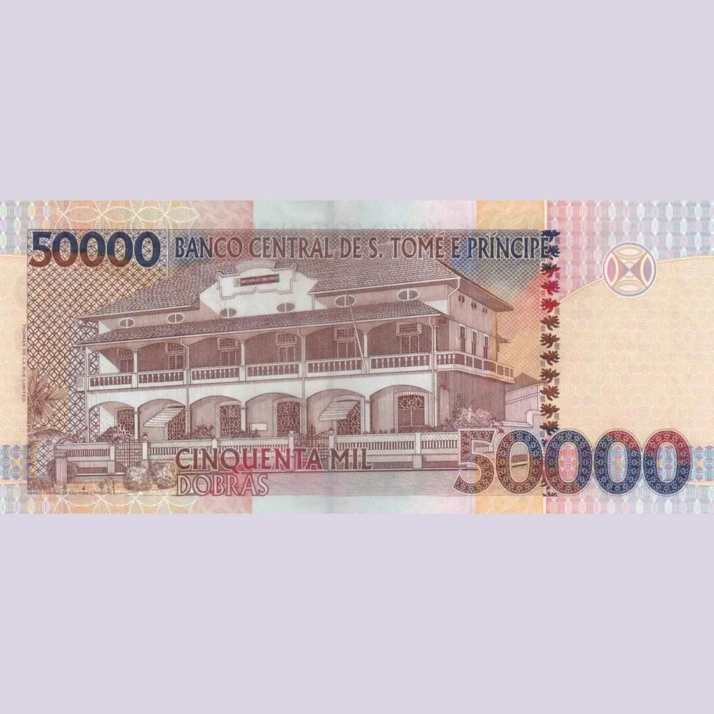 Saint Thomas and Principe 50000 Dobras 2013 UNC Note