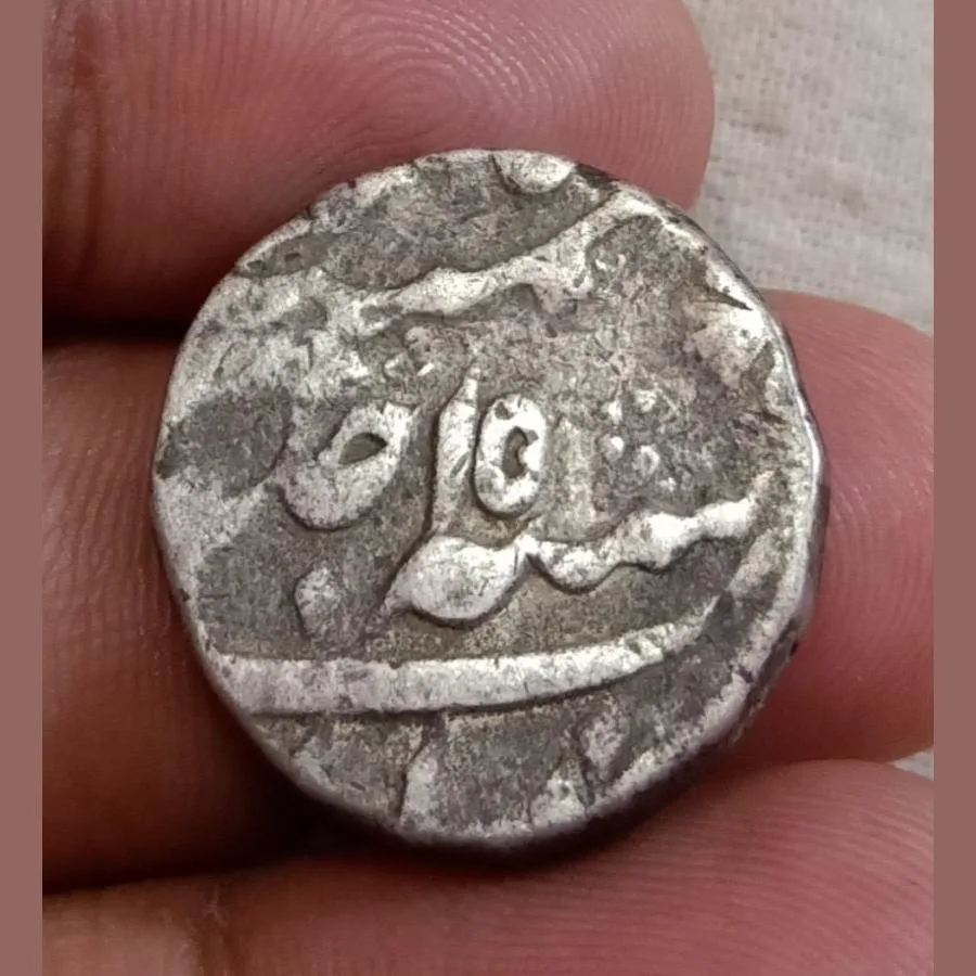 Bengal Presidency Silver Rupee HAND Struck Coin Dated RY-15 Murshibad Mint ***Scare*** Collectable Grade.