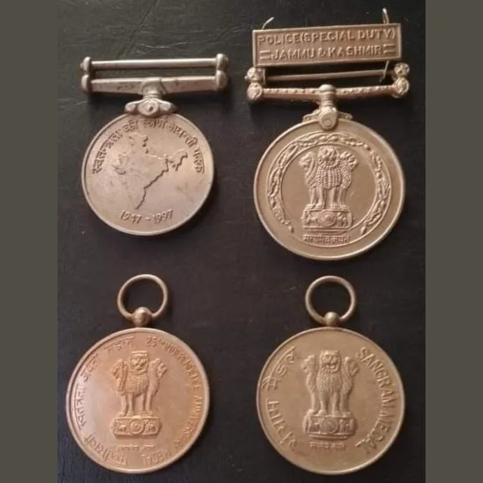 Police medals 4 different. As image.