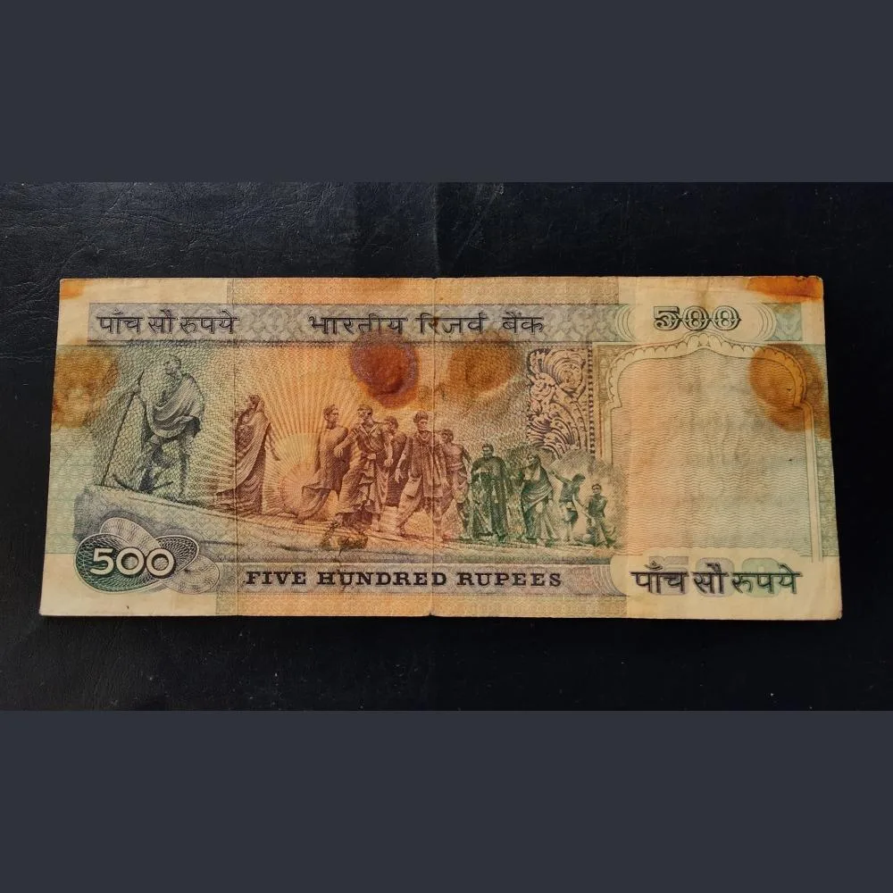 500 rupees vintage issue Dandi March.