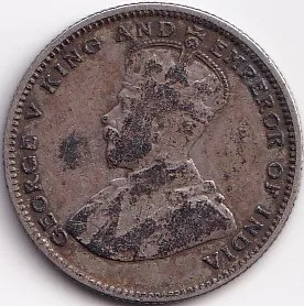1927 Straits Settlements George Fifth Silver Coin #S455