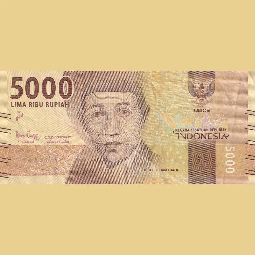 Indonesia 5000 Rupees Bank Note