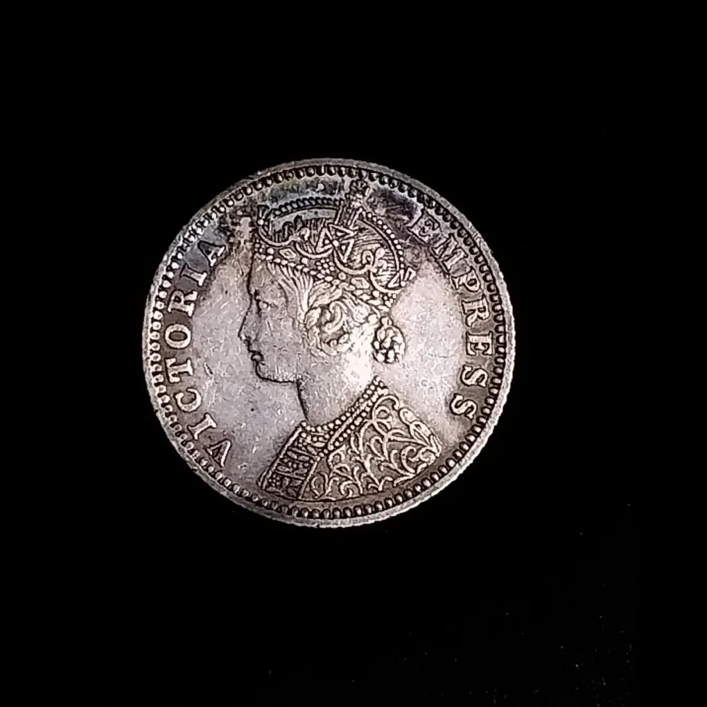 1/4 Rupees Victoria Queen 1897 In Good Condition