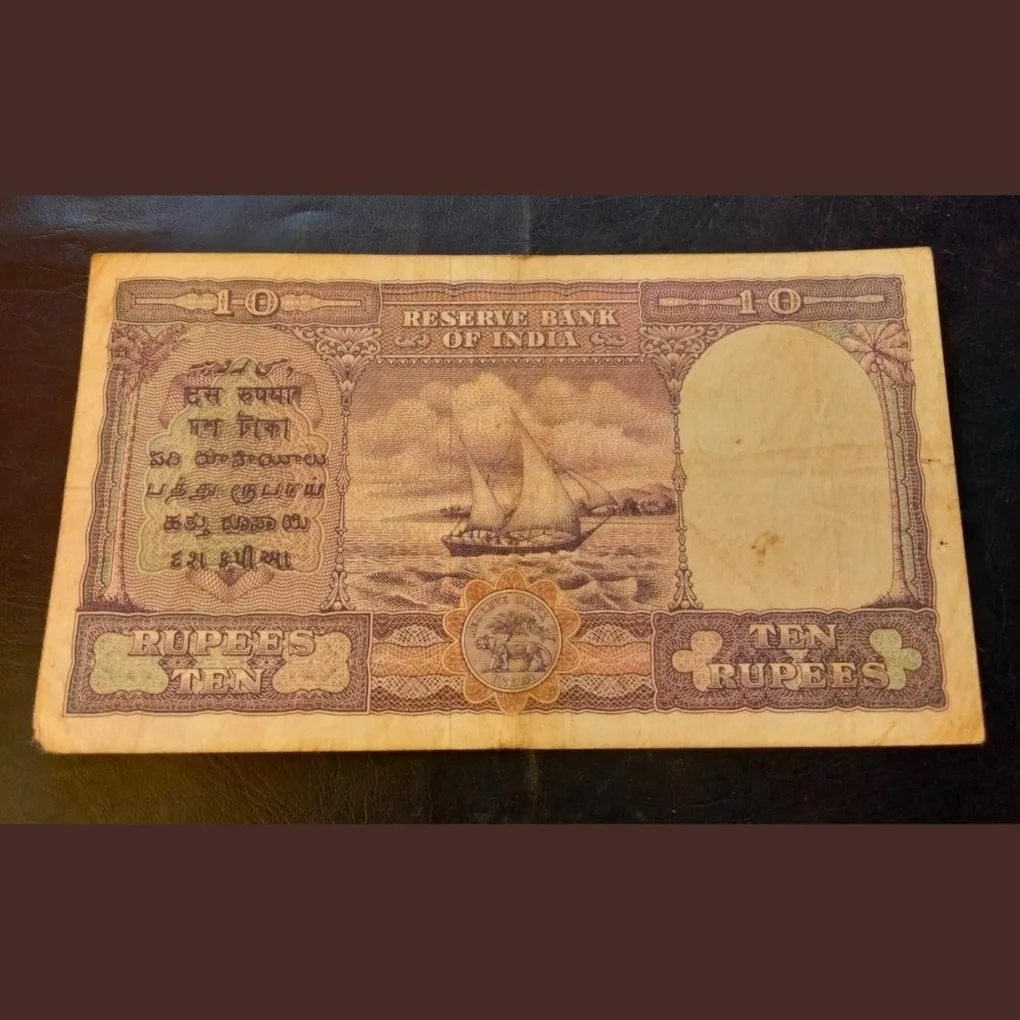 10 rupees Burma issue reserve Bank of India George Vl British India note very good condition S (copy) (copy)