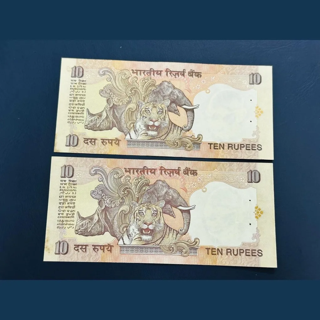 10rs 9/10 signed by c Rangarajan