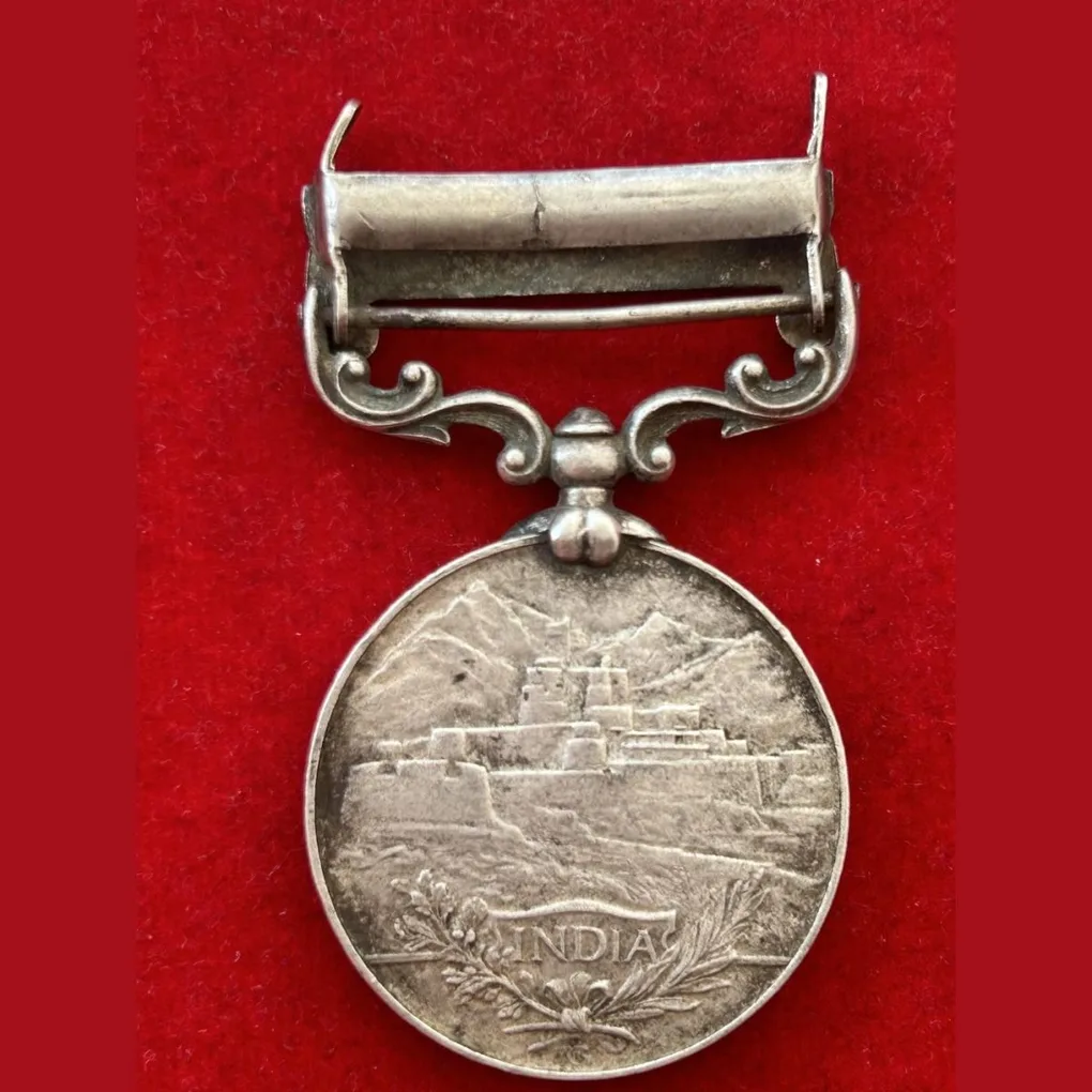 British India George Fifth Silver ( Burma 1930-32)Named Rare Medal