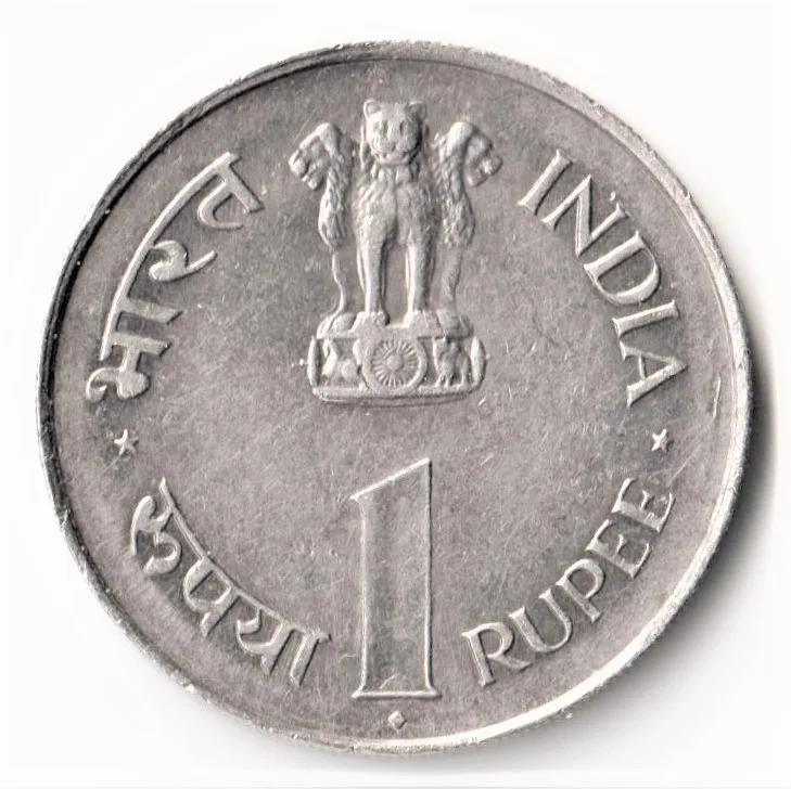 One Rupee Jawarlal Nehru 1964 of Bombay Mint Top Grade Full Details Metal Copper Nickel
