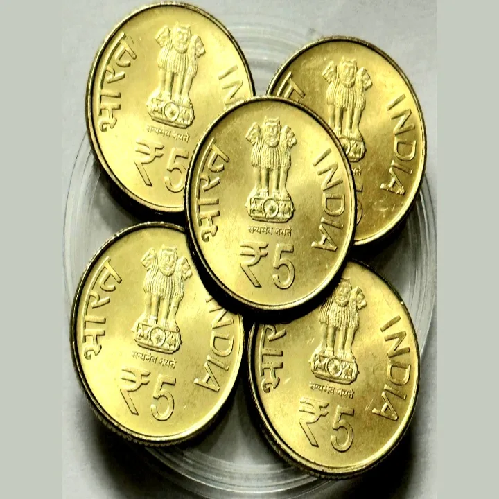 Five Rs Scare Coin Komagata Maru Incident Bombay Mint 90 Pcs Given Gem UNC Condition