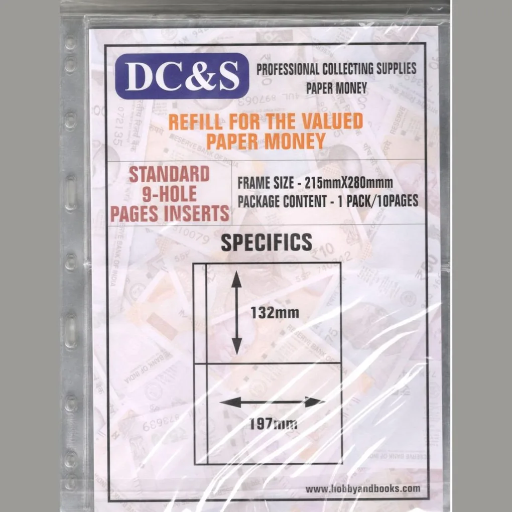 BankNote Pages 2 Dividor