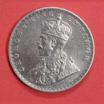 Rare Half Rupee 1934 George V king British India Extremely Fine Grade Coin