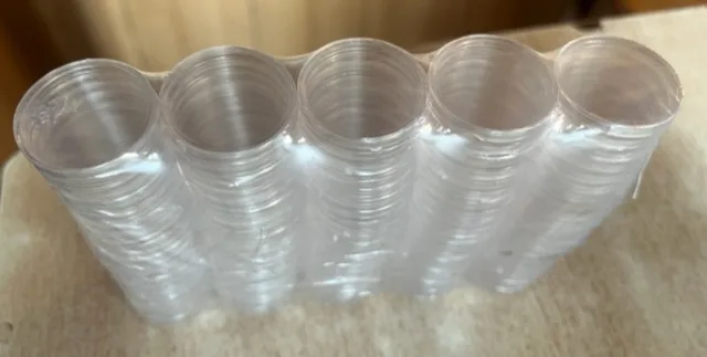 Coin Capsules circular 25mm