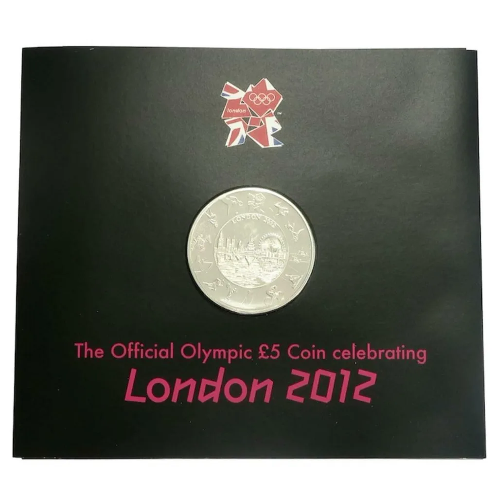 England 2012 Olympic £ 5 Coin Celebrating London 2012 Proof The Royal Mint ishu set