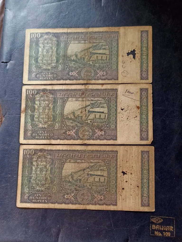 Reserve Bank of India 100₹ note Governor I. G Patel