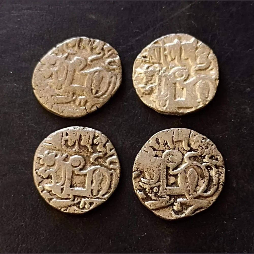 Ohinda Dynasty, Samanta Deva 850- 1000 AD Horse 🐴 & BULL Coin Weight 3GM each