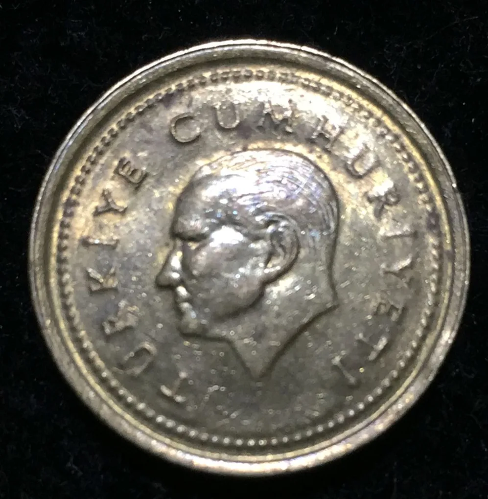 Turkey 5000 Lira (1996) Rare Lowest price coin #D-71