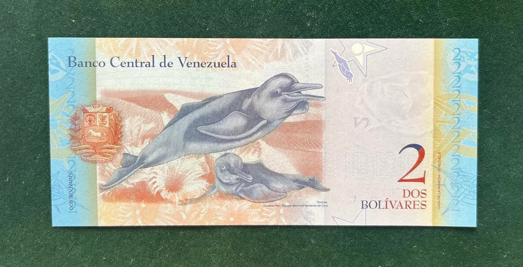 2 Bolivares Venezuela World Bank note Series ending 786 Unique and Rare
