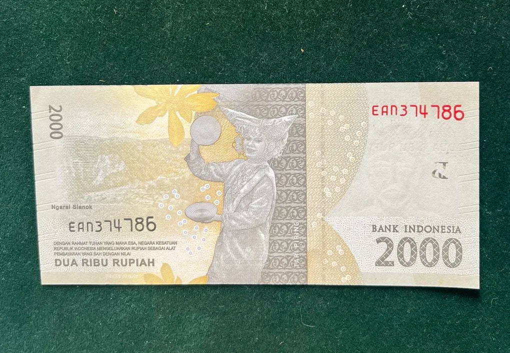 Indonesia 2000 Rupiah World Bank note Series ending 786 Unique and Rare