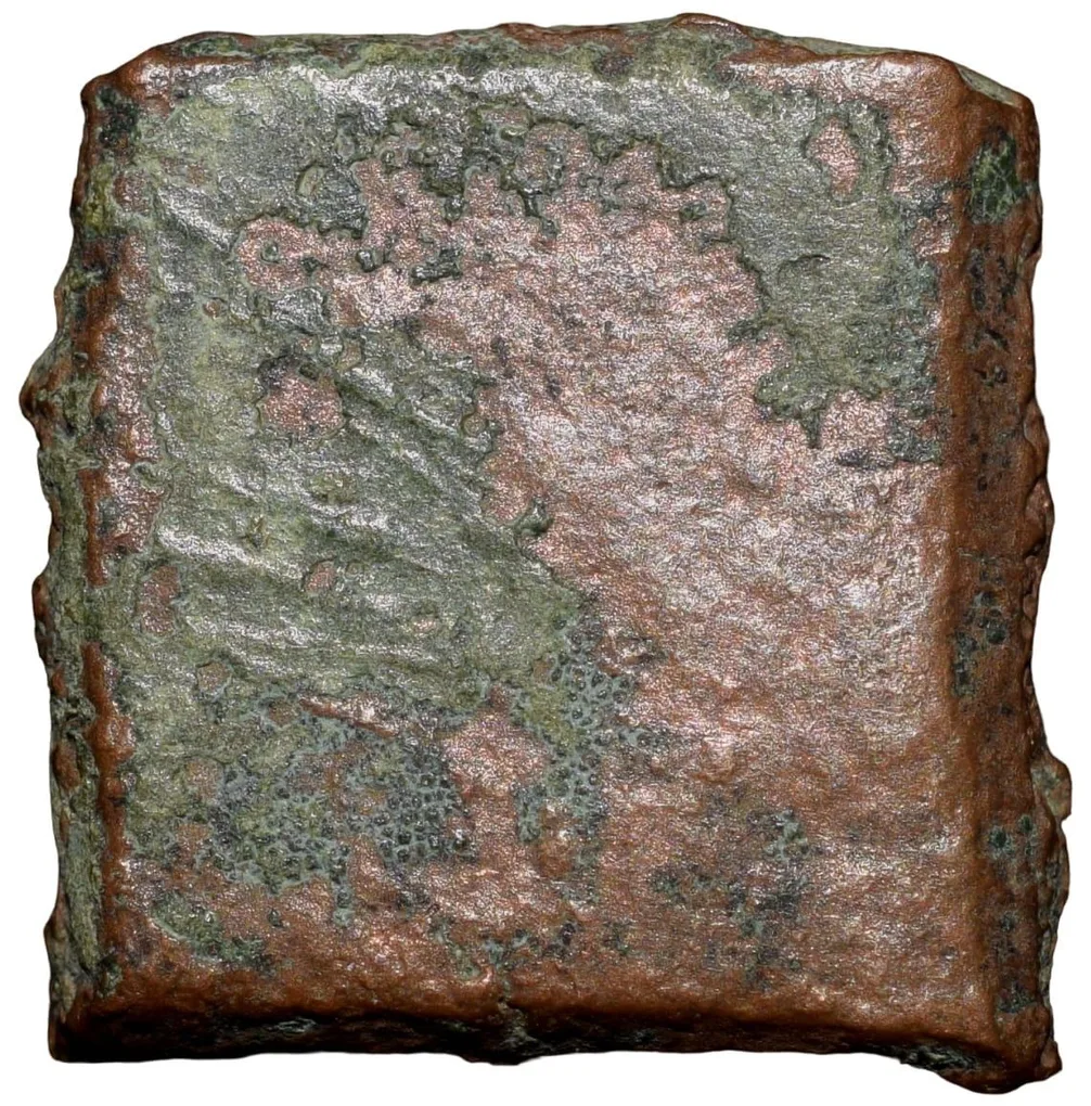 Copper Coin of City-State 'Eran-Vidisha' (2nd Cen. BC) with Bold Ujjaini Symbol & Swastik