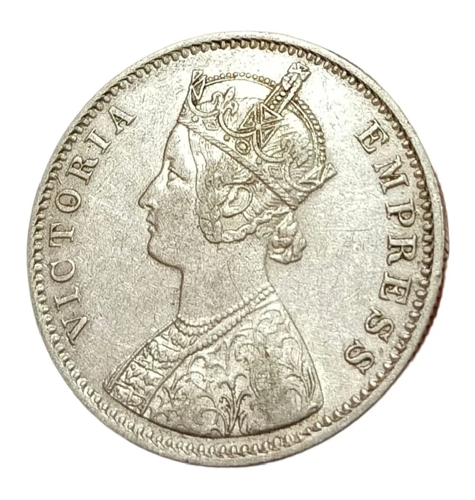British India Silver Rupee Year 1901 Victoria Empress High Collectable Grade.