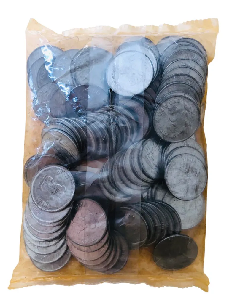 Rs 2 Definitive Issue 100 Coin Pouch RBI Seal Pouch Noida Mint 2021 Drop Series Extreme Rare