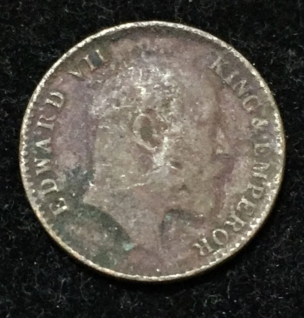India - British 1⁄12 Anna 1905 - Edward VII lowest price Rare Coin #I-46
