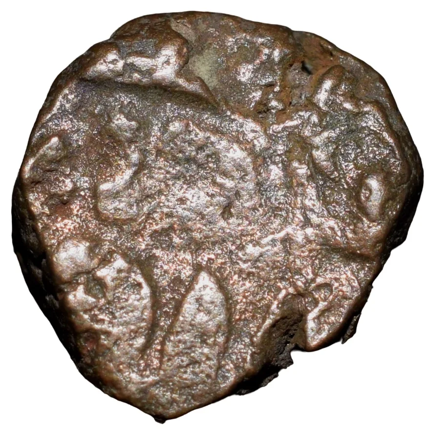 Copper 1/4 Tanka of Sikander Shah Lodi(AD 1488-1517) of Delhi Sultanate D710