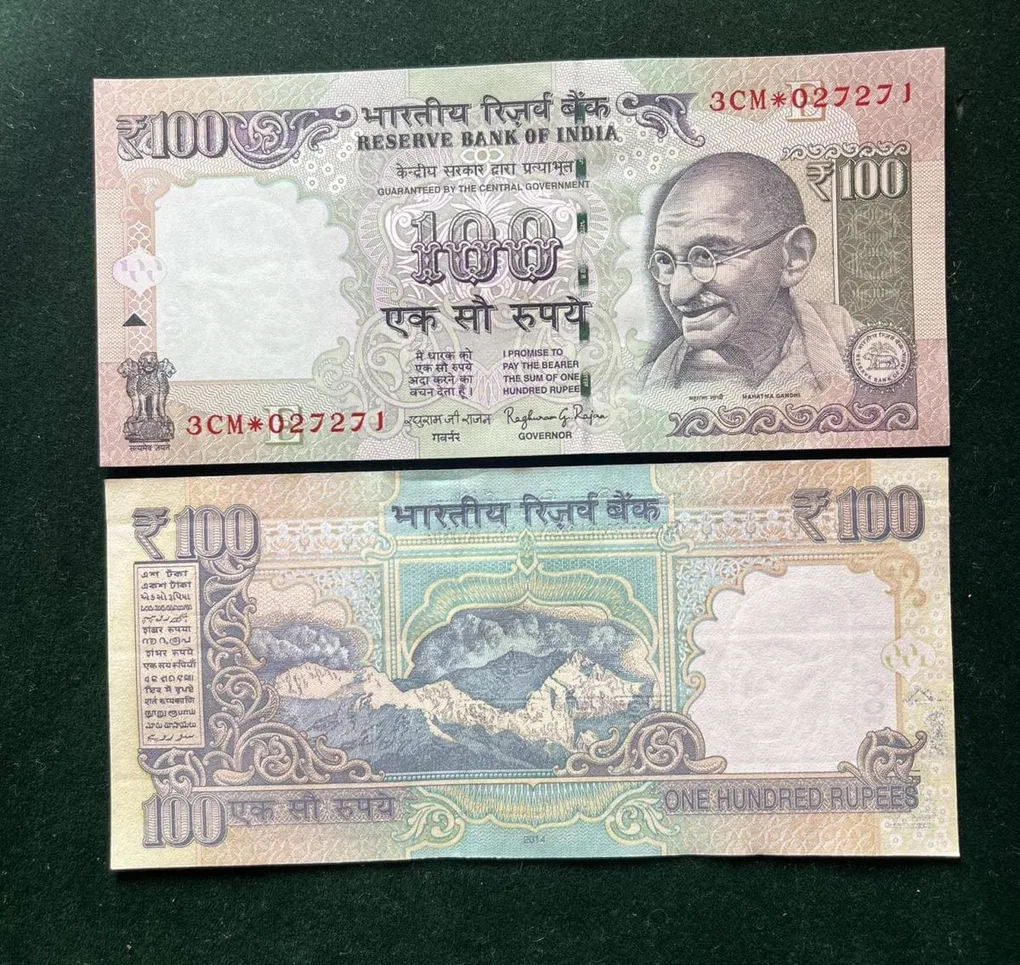GS - 45 Rs 100 India Banknote Star Replacement Issue 3CM Inset E 2014 Limited Issue