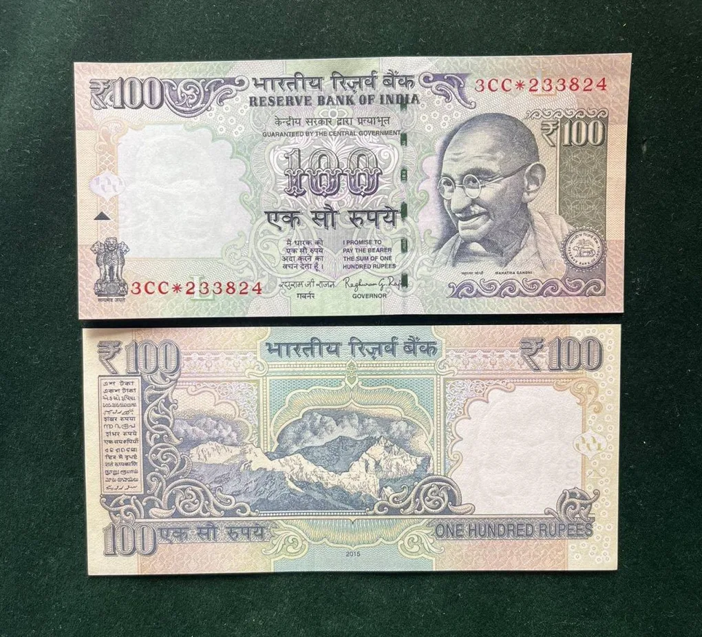 GS - 53 Rs 100 India Banknote Star Replacement Issue 3CC Inset L 2015 Limited Issue