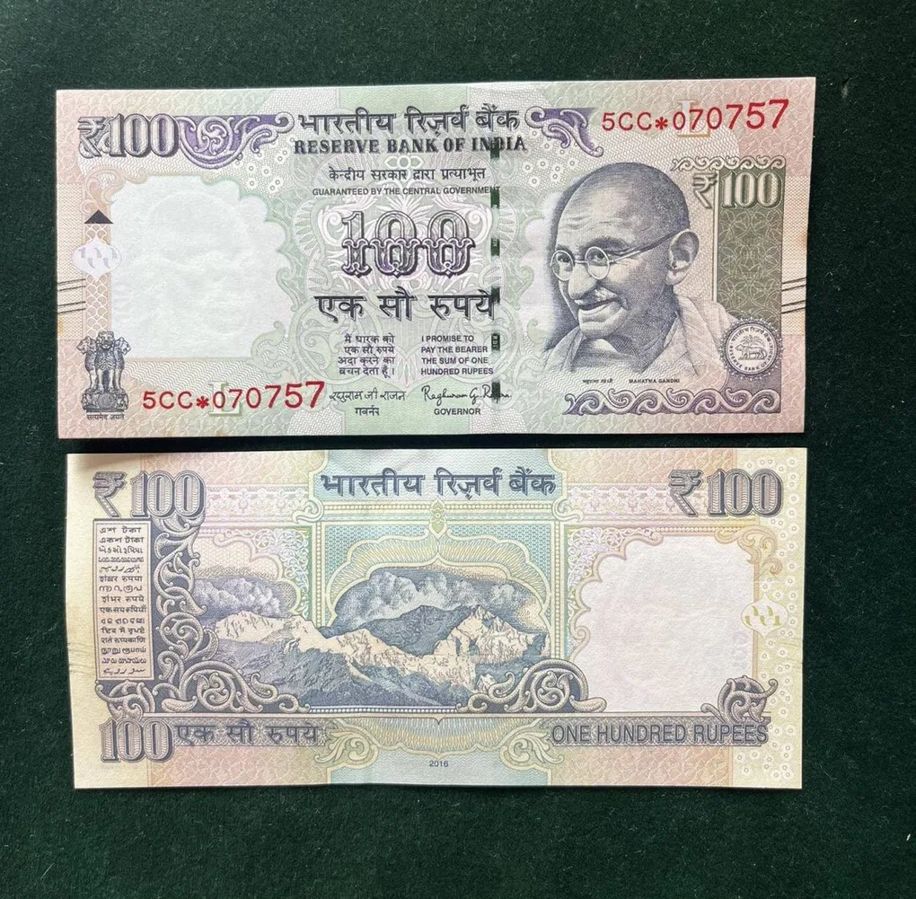 GS 59 Rs 100 India Banknote Star Replacement Issue 5CC Inset L 2015 Limited Issue