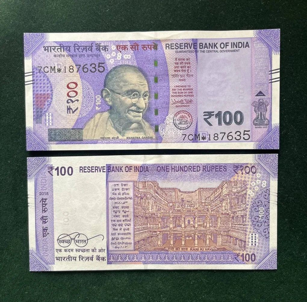 GS - 86 Rs 100 India Banknote Star Replacement Issue 7Cm Inset E 2018 Limited Issue