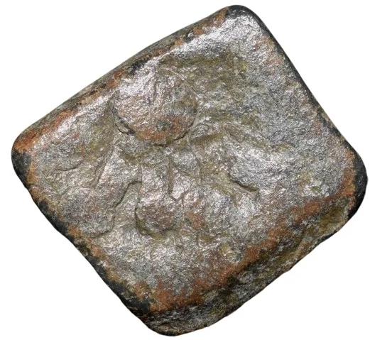 Post-Kshatrapa (3rd - 4th Cen. AD) from Nashik Region with Bull standing Facing