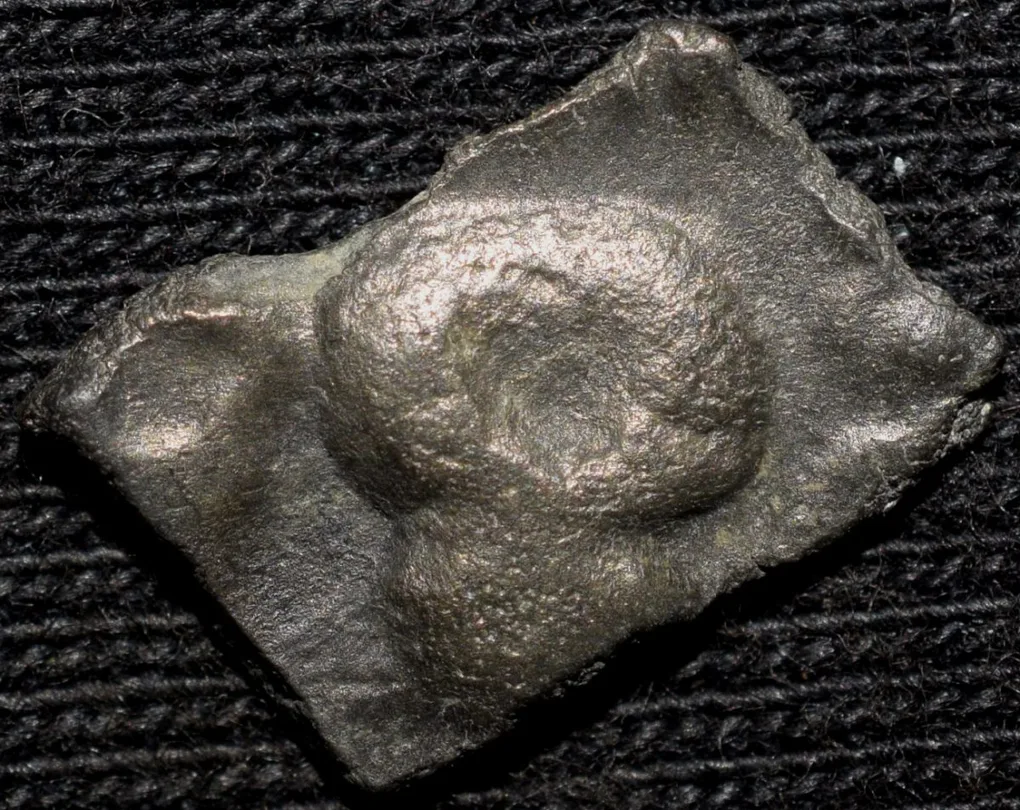 Potin Coin of Satavahan Dynasty (1st Cen. BC) from Vidarbha with Bold Nandipad