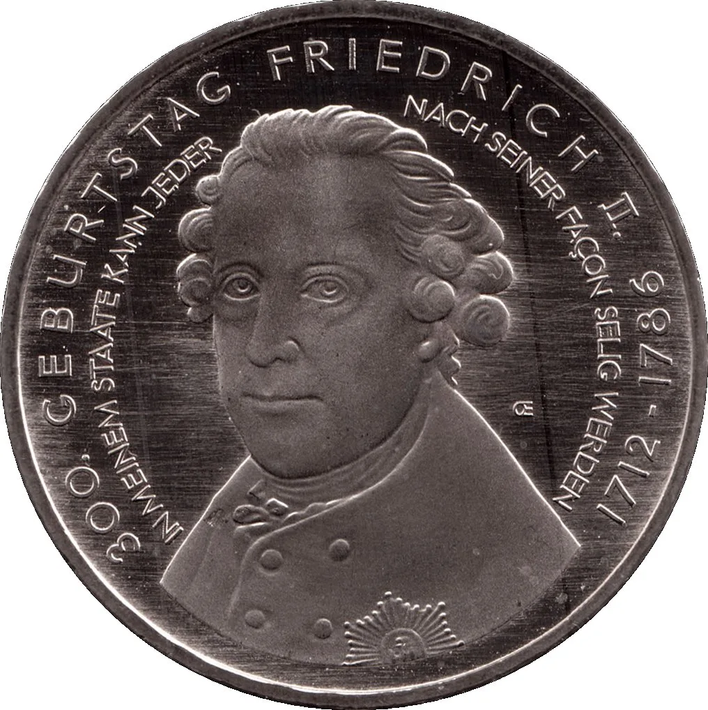 Germany, Federal Republic of 10 Euros 2012 Frederick II Commemorative issue rare UNC coin #I- 163