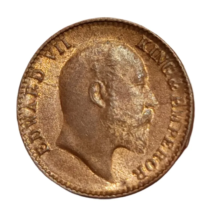 British India 1/12 Anna Year 1904 King Edward-VII **V. Scare** UNC Grade.