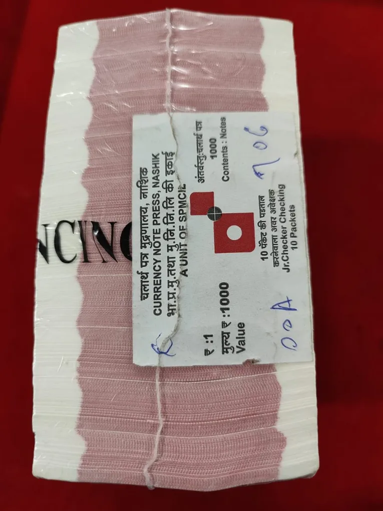 2020 Vary rare (Prefix 00A) First prefix Collector Choice Sealed Pack 1 Rupees Rim